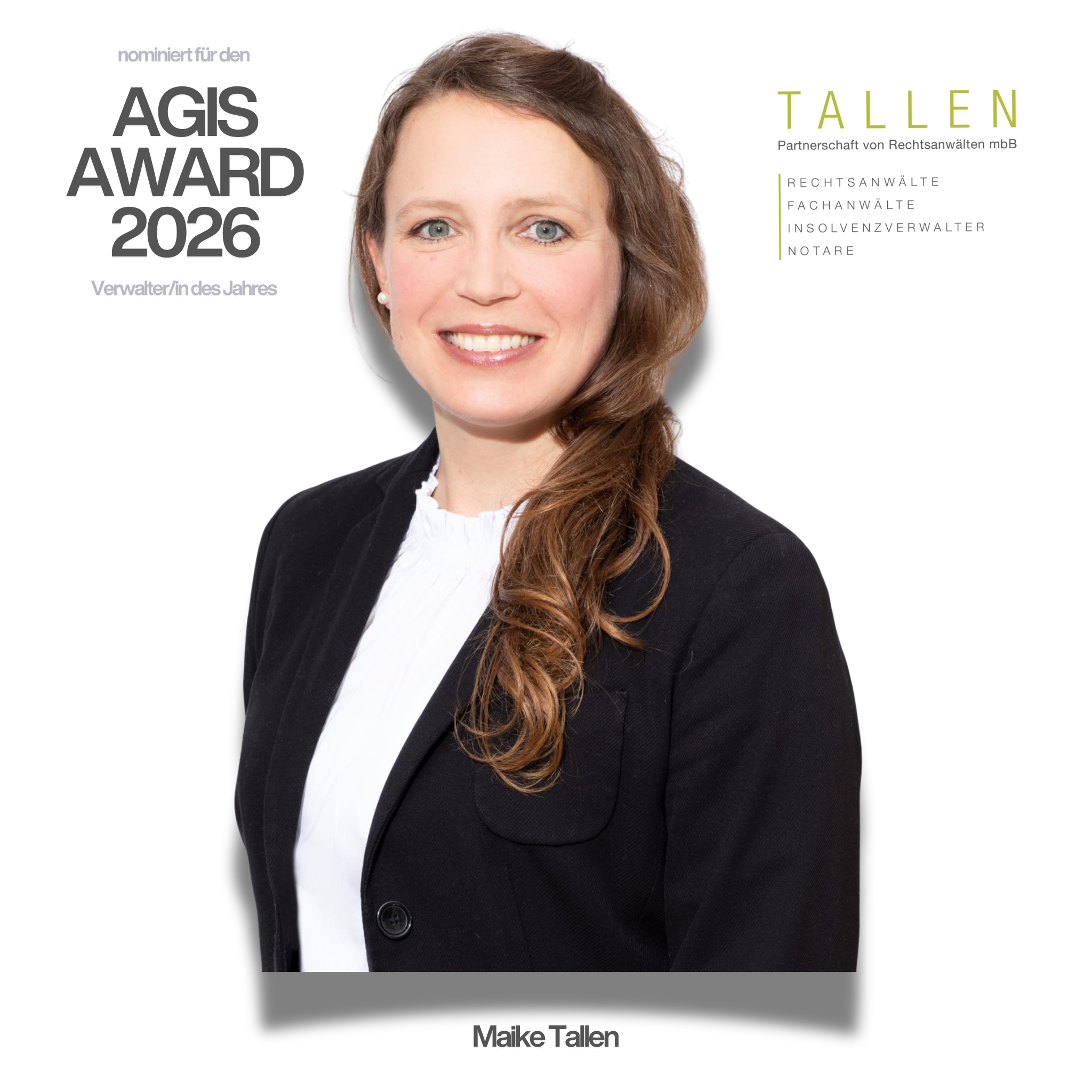 AGIS Award 2026 – Maike Tallen