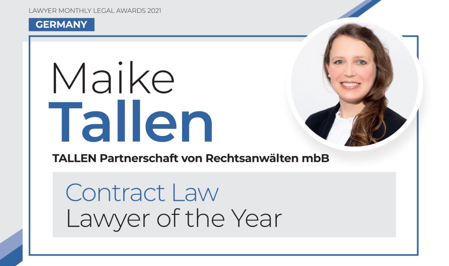 Lawyer Monthly 2021 – Maike Tallen